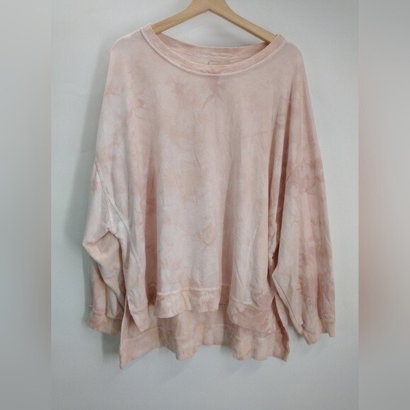 Found Sweatshirt Tie Dye Size M Oversized Pullover - Picture 7 of 11